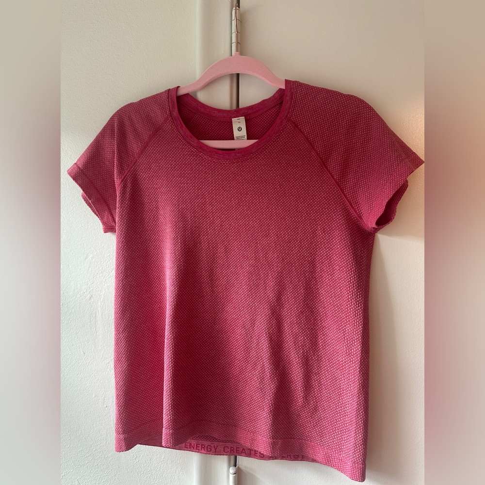 Pink Lululemon shirt